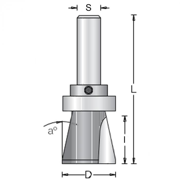 Фреза Dimar кромочная "конус" 1612449