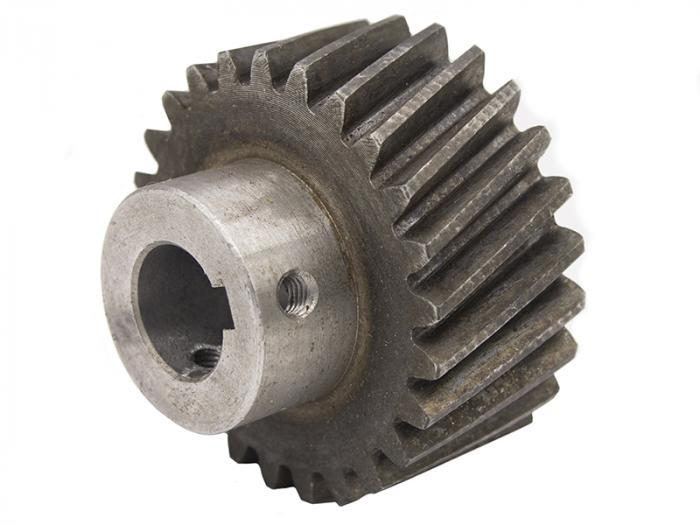 Шестерня косозубая M2-Z25-14 фланец 15мм