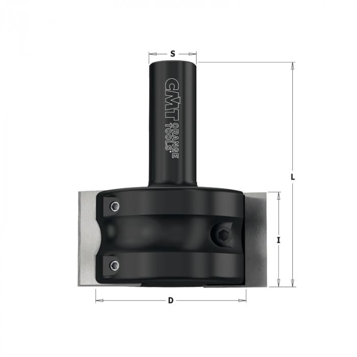 Фреза CMT концевая со сменными ножами 663.301.11