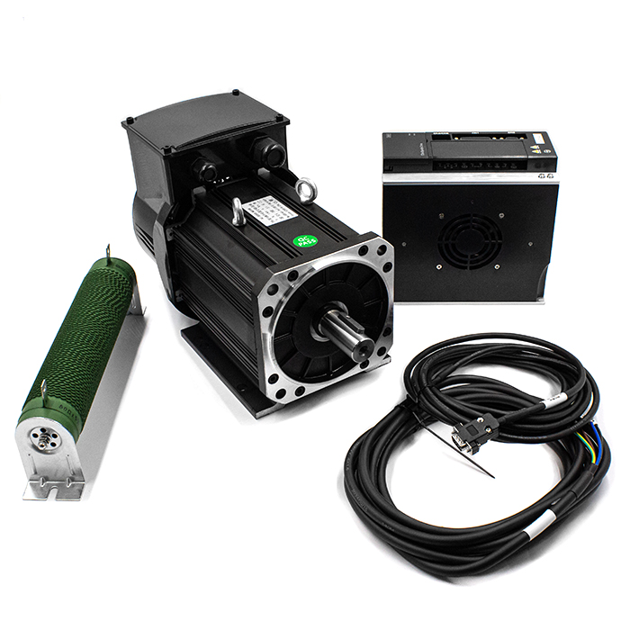 Шпиндельный серводвигатель 2,2 кВт 6000 об/м с драйвером