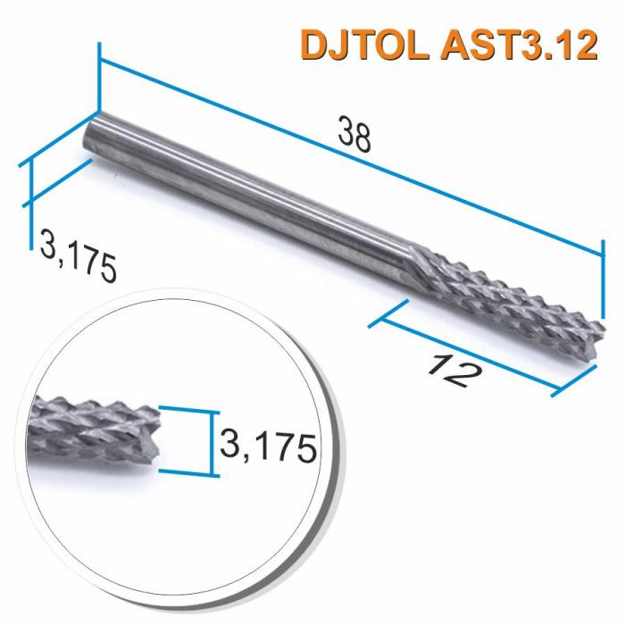 Фреза рашпильная кукуруза DJTOL AST3.12