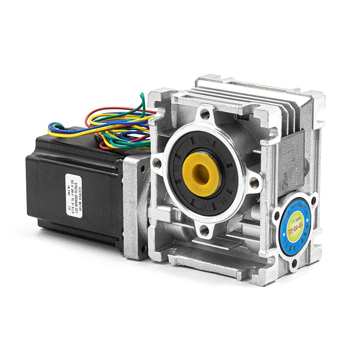 Шаговый двигатель 57HSG76-3004A(WG-1:10) c червячным редуктором