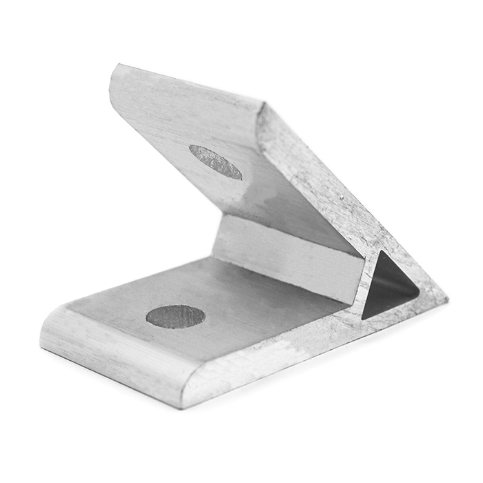 Угловой алюминиевый соединитель 45⁰ 60х60х32, паз 8 (тип 3030)