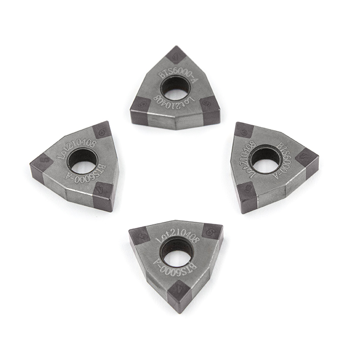 WNGA080404-ZH BTS6000A пластина для точения с тремя напайками PCBN