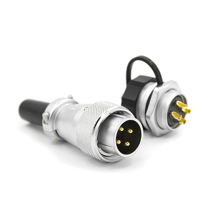 Разъем WS20-4 (гнездо + штекер)