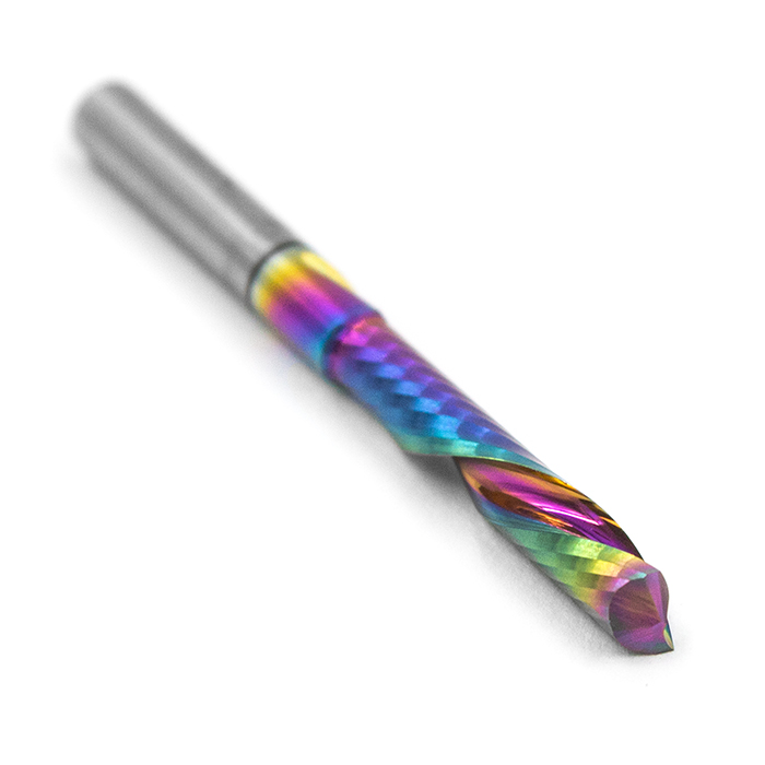 Фреза спиральная однозаходная стружка вниз MF1LXD4.22-DLC