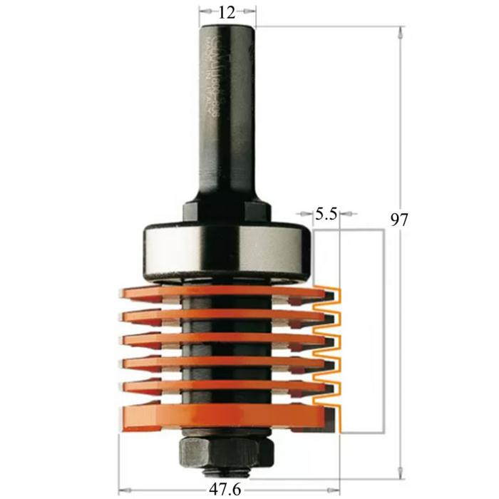 Фреза CMT для сращивания 900.606.11