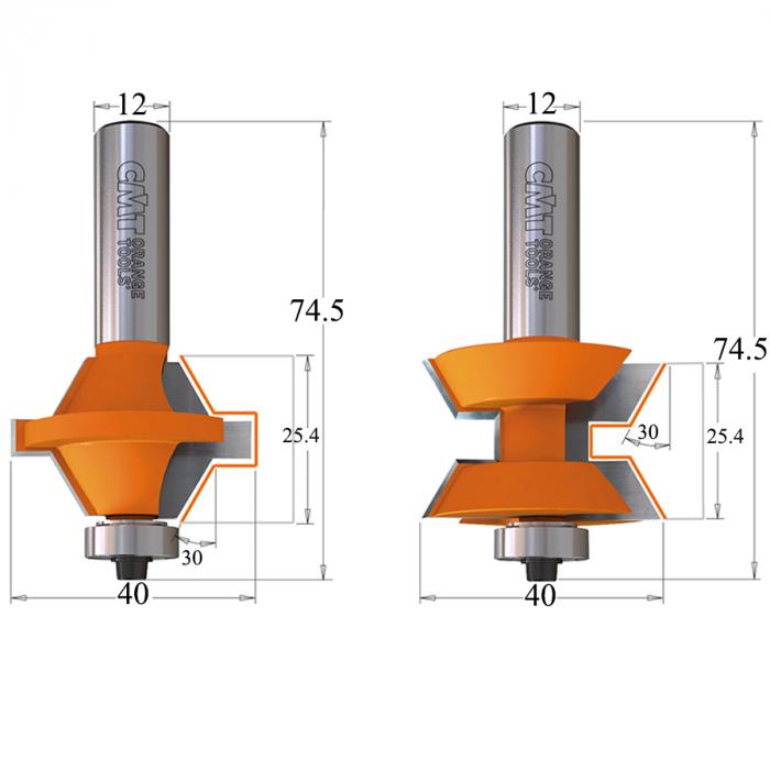 Фреза CMT шип-паз 955.510.11
