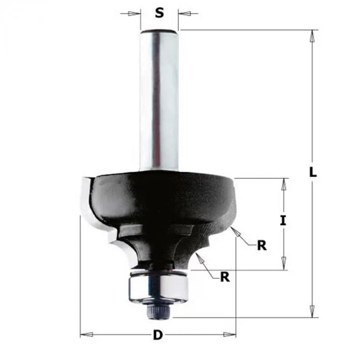 Фреза CMT PRO классический профиль 944.3518