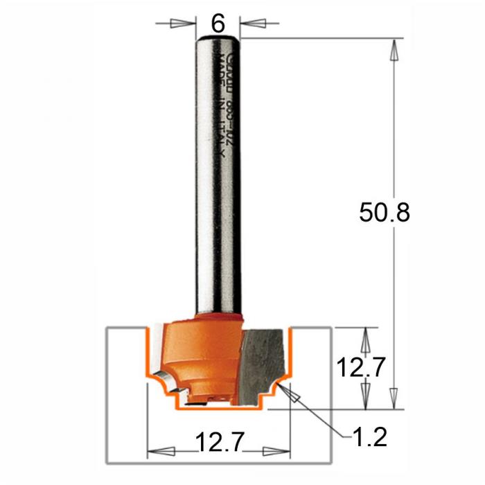Фреза CMT псевдофиленка 765.101.11