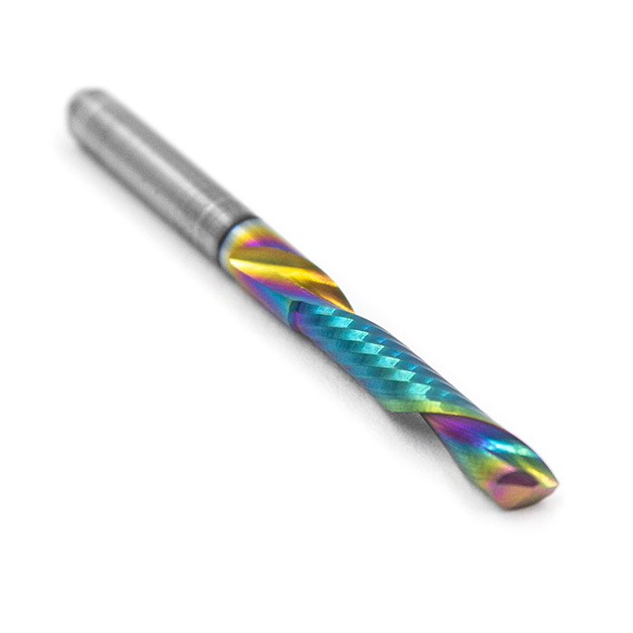 Фреза спиральная однозаходная стружка вниз MF1LXD3.17-DLC