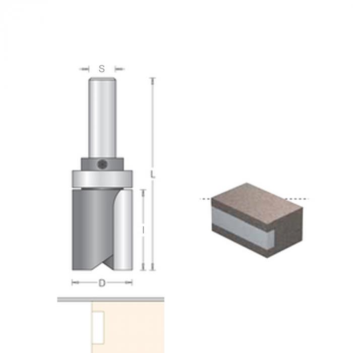 Фреза обгонная Dimar с верхним подшипником 1072399