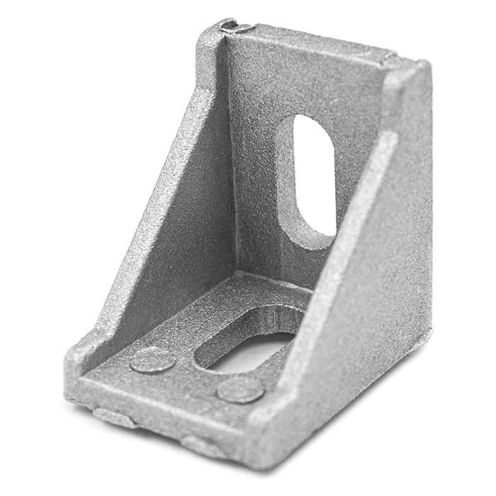 Угловой алюминиевый соединитель 30х30, паз 8, М8