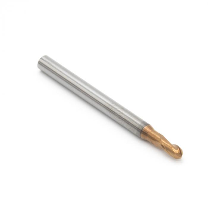 Фреза спиральная двухзаходная сферическая с покрытием AlTiN DJTOL AS2QX03