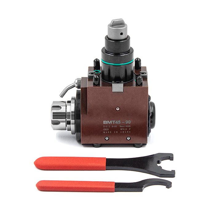 Радиальный приводной цанговый блок BMT45-90-ER25