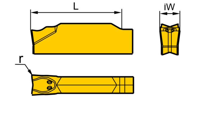 ZPKS0604-MG YBG302 пластина для отрезки и точения канавок