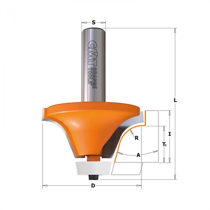 Фреза CMT для скругления 966.601.11