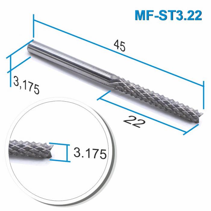 Фреза рашпильная кукуруза Mnogofrez MF-ST3.22