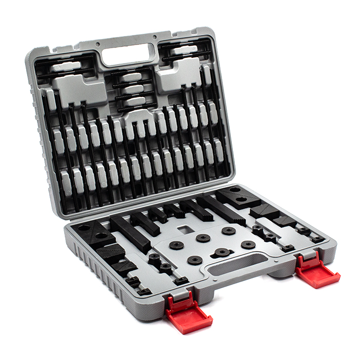 Прижимы фрезерные в кейсе (М8, паз 10 мм)