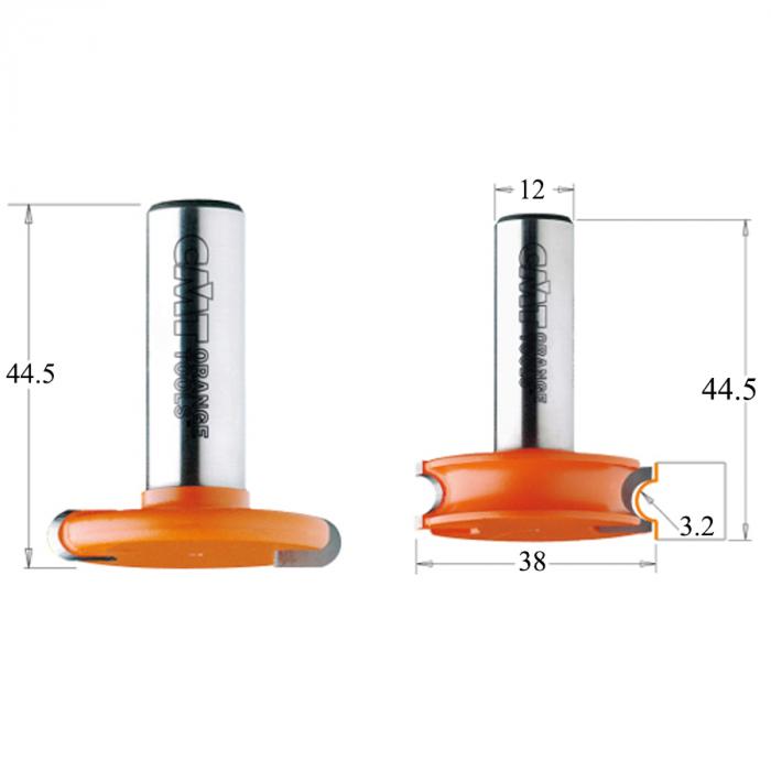 Фреза CMT ''жалюзи'' (комплект) 955.701.11