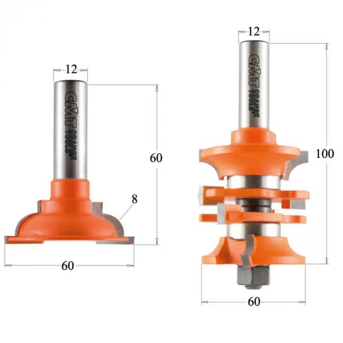 Фреза CMT дверной комплект 955.806.11
