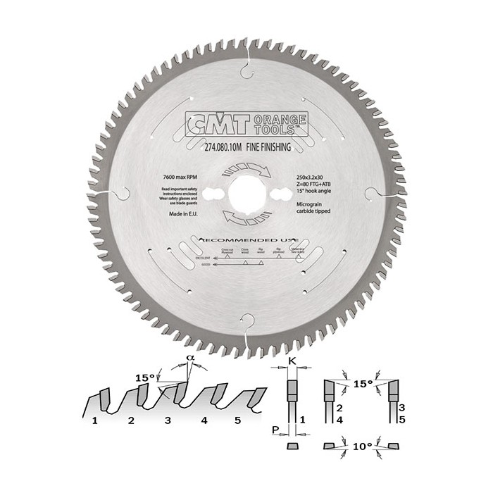 Пильные диски для чистового поперечного реза XTREME 274.100.12M