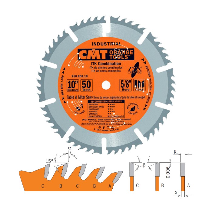 Пильные диски с тонким пропилом Y256.050.10