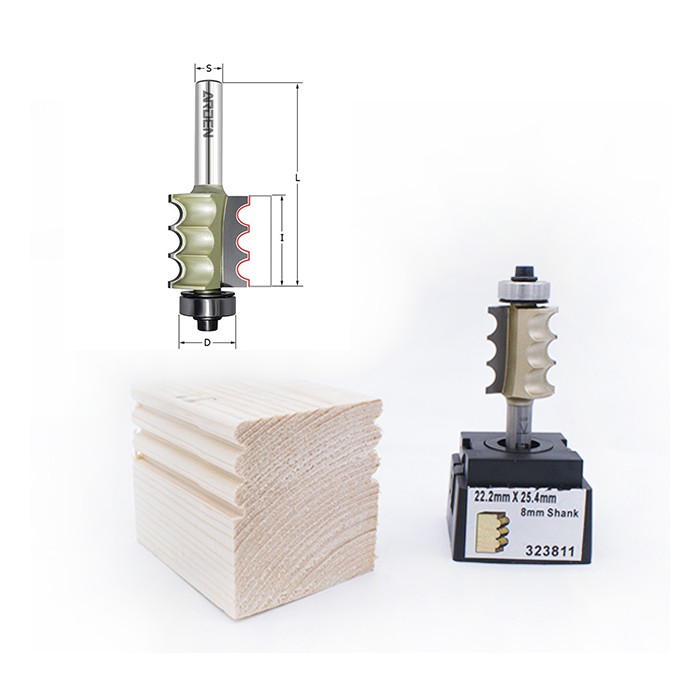 Фреза ARDEN "Тройной внешний радиус" 323811