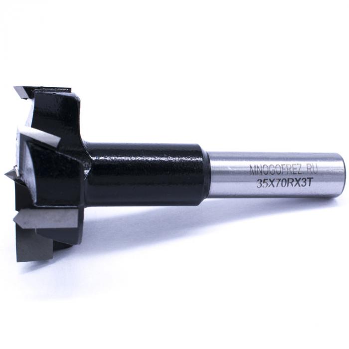 Сверло присадочное чашечное по дереву Mnogofrez FT-3T140202R