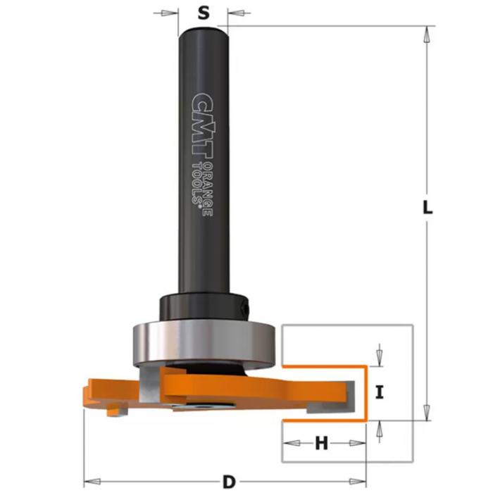 Фреза CMT пазовая 923.350.11A