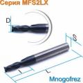 Фрезы Mnogofrez Спиральные двухзаходные с покрытием AlTiN