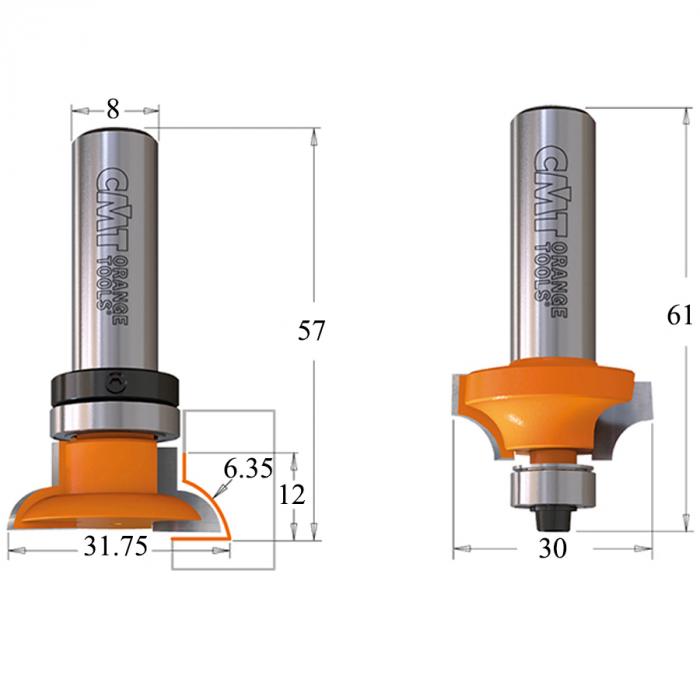 Фреза CMT шип-паз 955.302.11