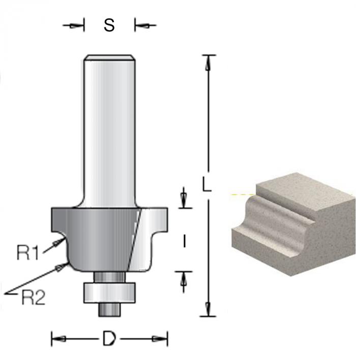 Фреза Dimar профильная "римская" 1130109