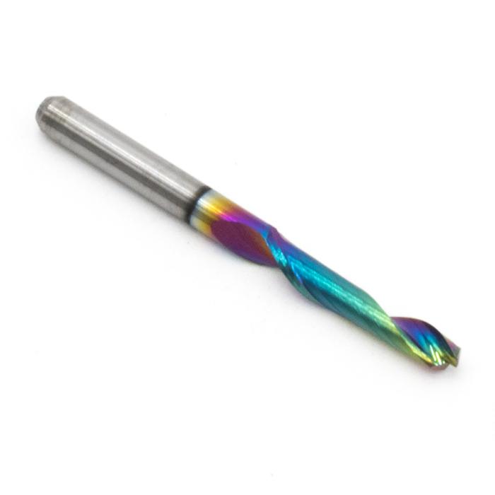 Фреза спиральная однозаходная по цветному металлу Mnogofrez MF-AL1LX3.17 HSS