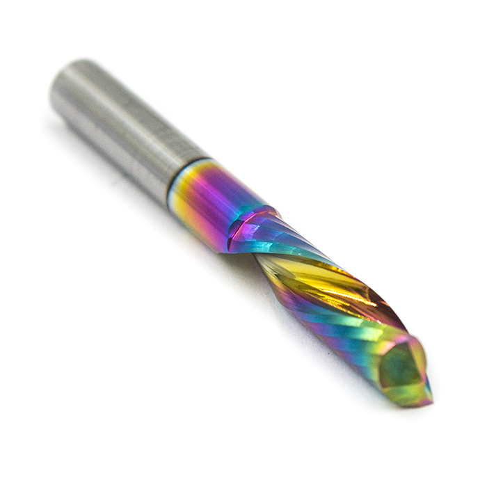 Фреза спиральная однозаходная стружка вниз MF1LXD6.22-DLC