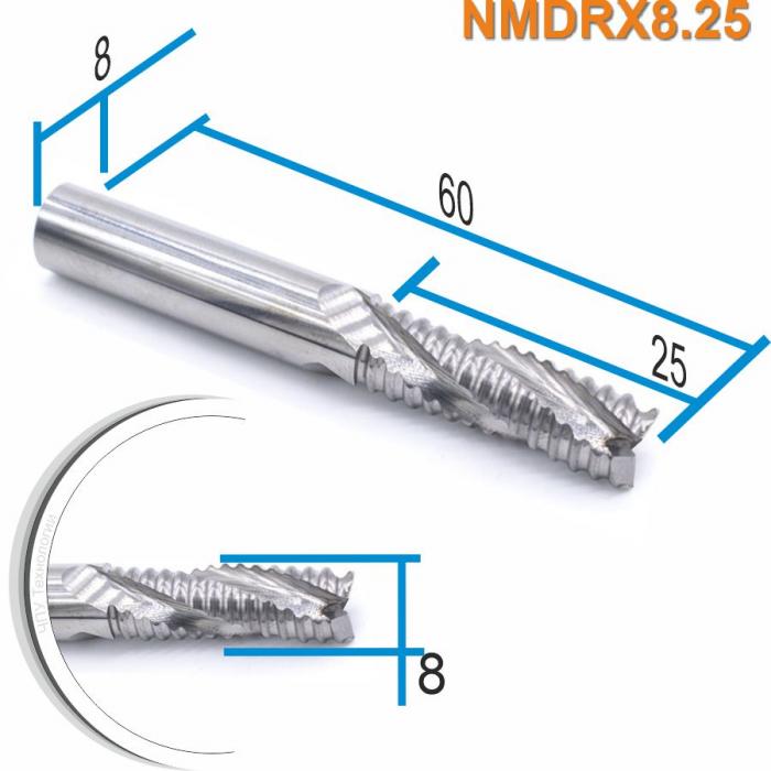 Фреза трехзаходная со стружколомом DJTOL NMDRX8.25