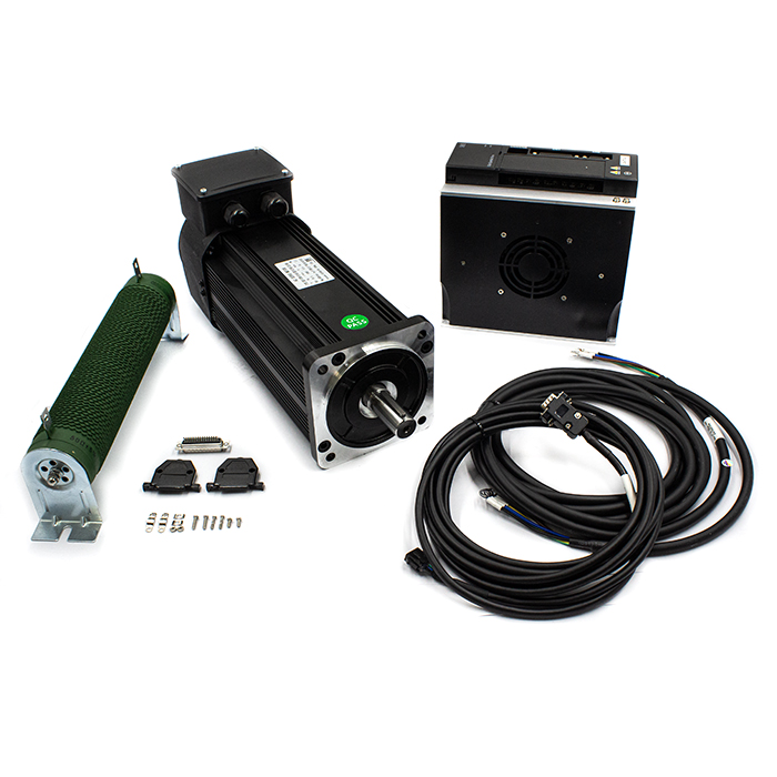 Шпиндельный серводвигатель 2,2кВт 6000rpm (комплект) 380-130H-15-60-2R2