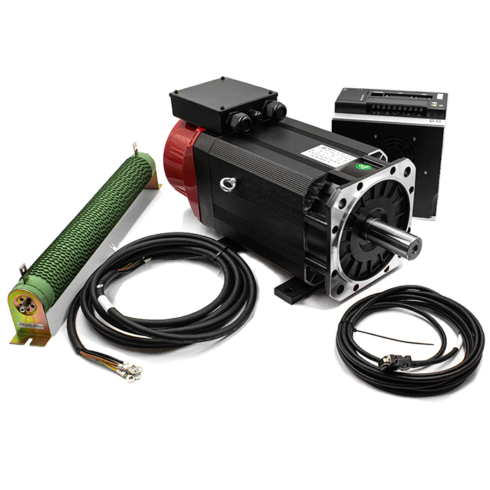 Шпиндельный серводвигатель 7,5 кВт 8000 обм с драйвером