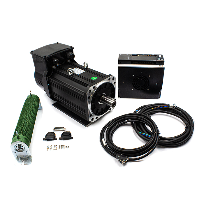 Шпиндельный серводвигатель 3,7кВт 6000rpm (комплект) 380-165L-15-60-3R7