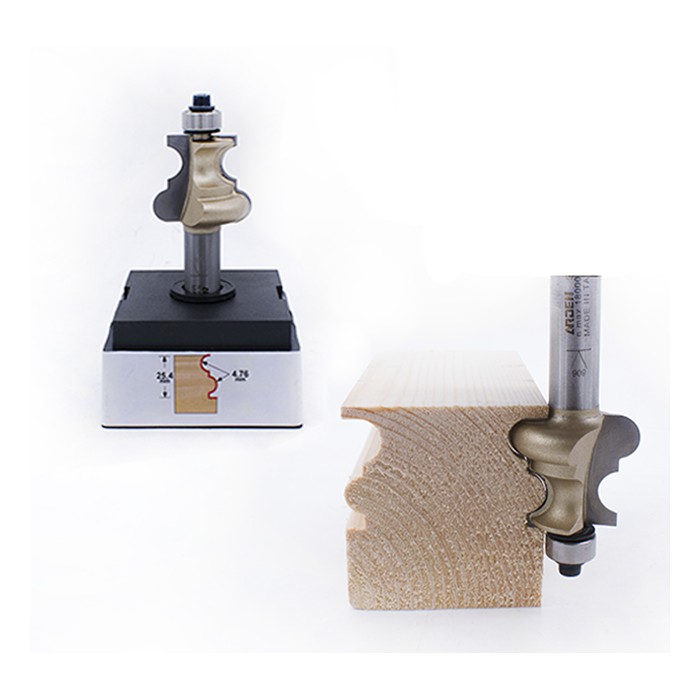 Фреза ARDEN внешнее и внутренне скругление 2 в 1, 91701