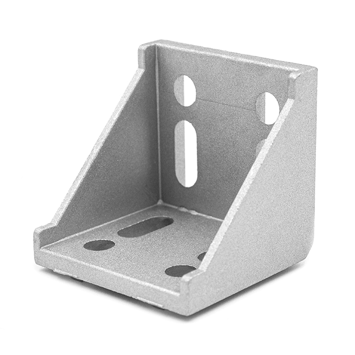 Угловой алюминиевый соединитель 60х60, паз 8