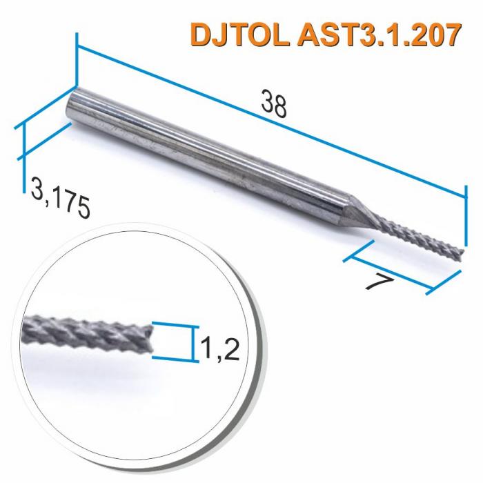 Фреза рашпильная кукуруза DJTOL AST3.1.207