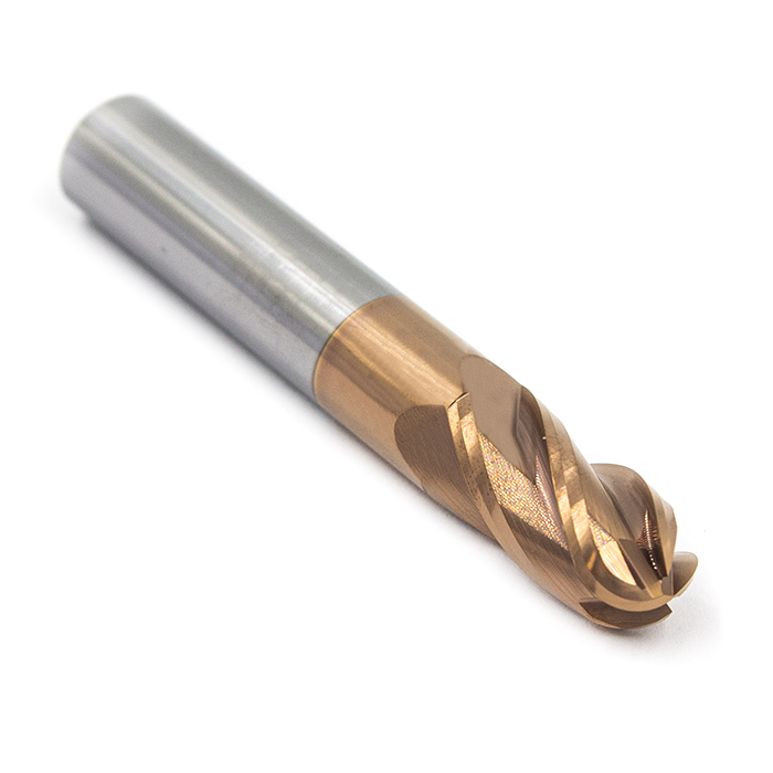 Фреза сферическая четырёхзаходная MF-DPB4-12