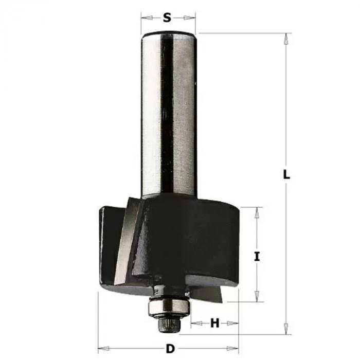 Фреза CMT PRO четвертная с подшипником 935.3513