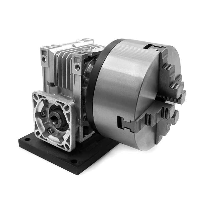 4 ось 160 мм с червячным редуктором