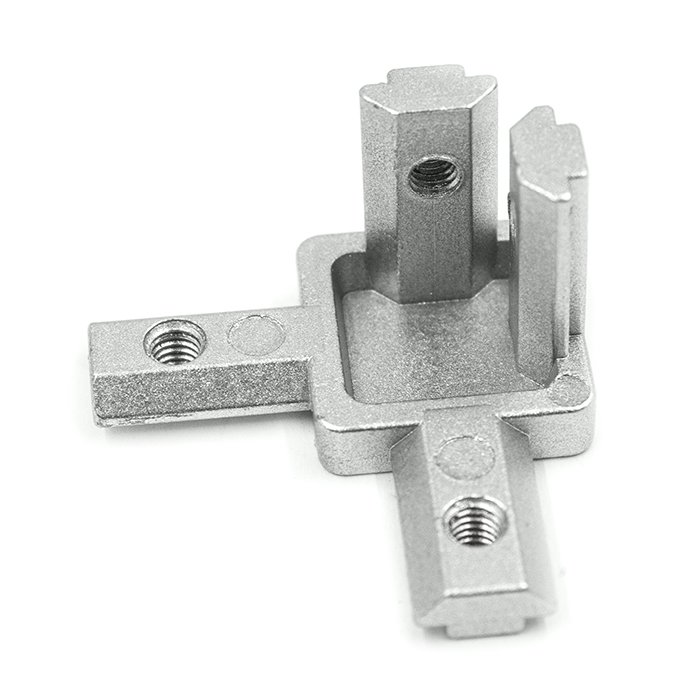 3-х сторонний соединитель 20х20, паз 6 (тип2020)