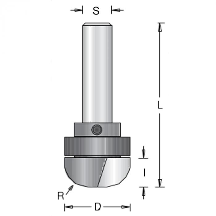 Фреза Dimar для обработки свода падуги 1062809