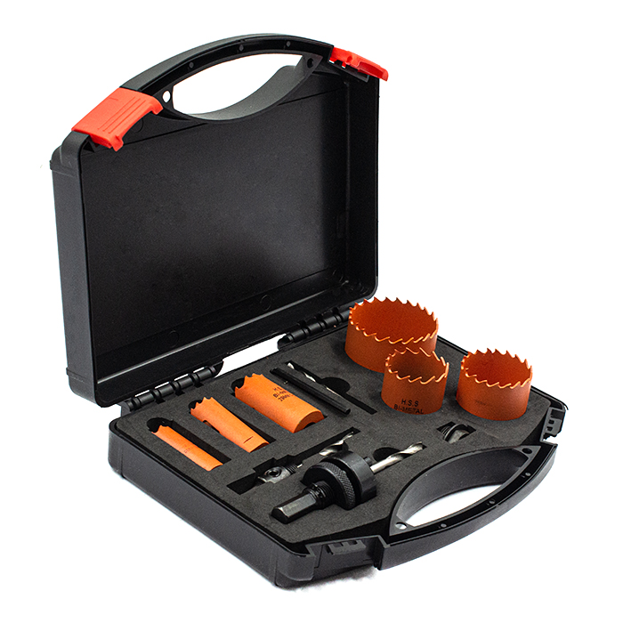 Набор биметаллических коронок 10шт (HOLE SAW 10PC(19-57mm)