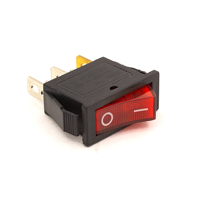 Переключатель ON-OFF KCD3-102/N (красный)