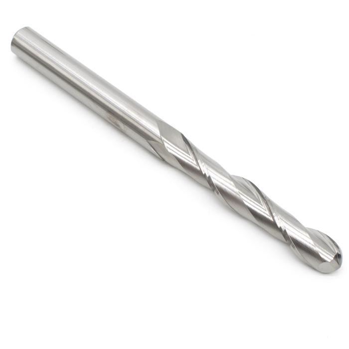 Фреза спиральная двухзаходная сферическая DJTOL N2QX1272L (L-150)